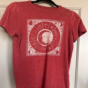 Red Zodiac T-Shirt Size S
